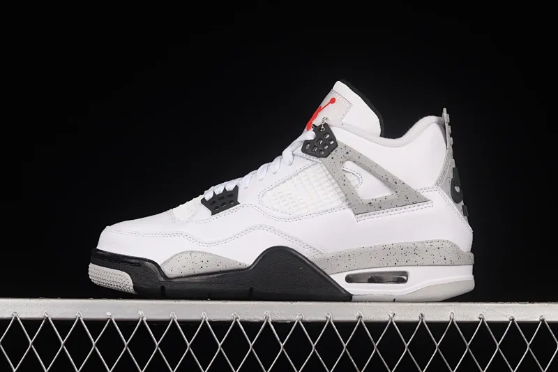 All categories Air Jordan Jordan series basketball shoes Air Jordan 4 foreign trade version Air Jordan 4 Retro "White Cement" AJ4 Joe 4 white cement white gray 840606-192